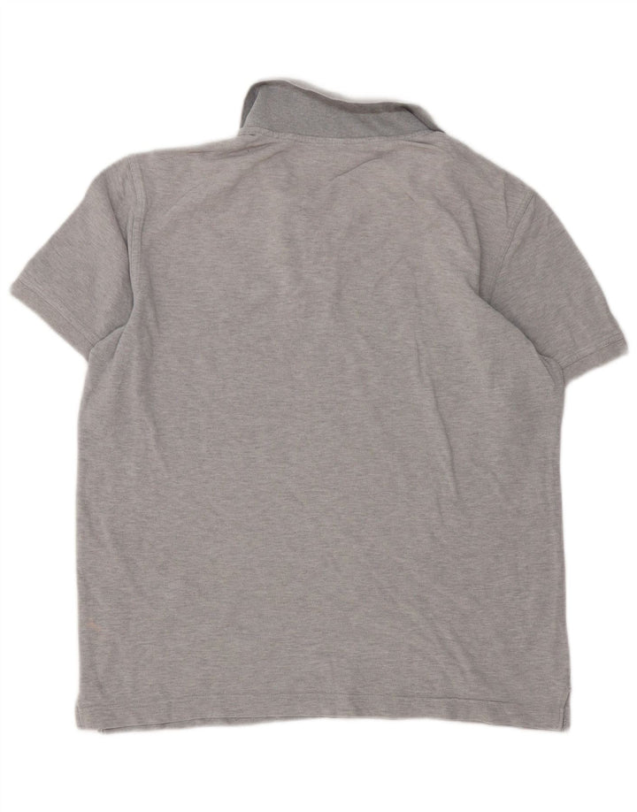 Benetton Polo Homme Gris Moyen Moucheté