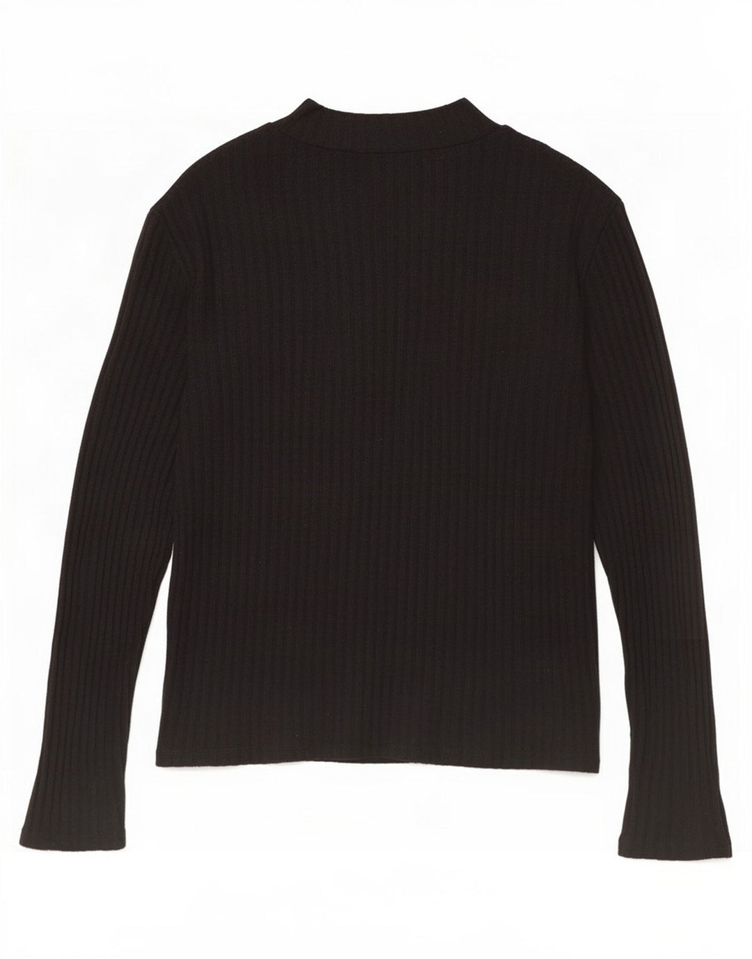 Zara Haut à manches longues pour femme UK 14 Large Noir