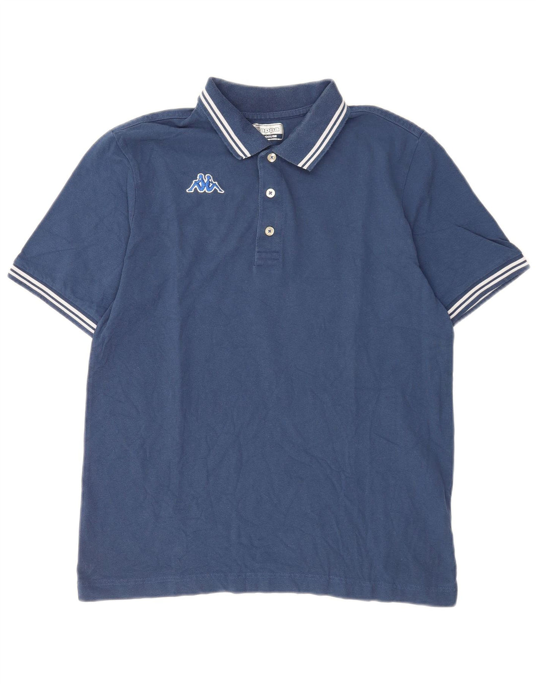 Kappa Polo Homme Bleu Moyen Rayé