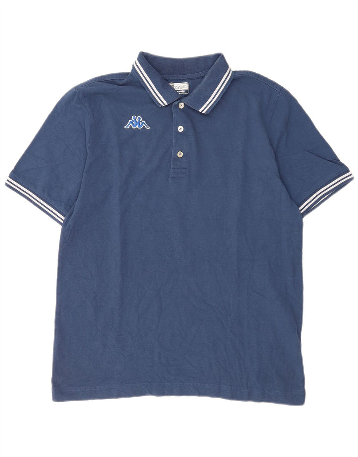 Kappa Polo Homme Bleu Moyen Rayé