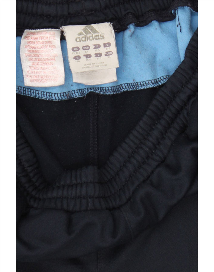 Pantalon de survêtement Adidas garçon 15-16 ans bleu marine polyester