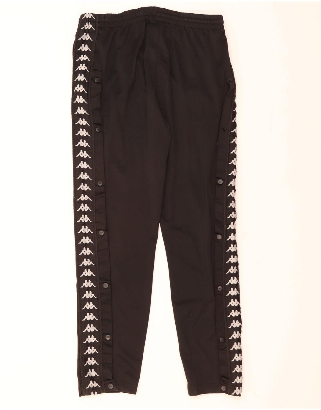 Kappa Pantalon de Survêtement Graphique Homme XL Noir Polyester
