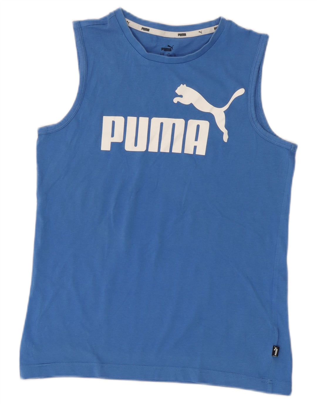 Puma Débardeur Graphique Garçon 13-14 ans Bleu Coton