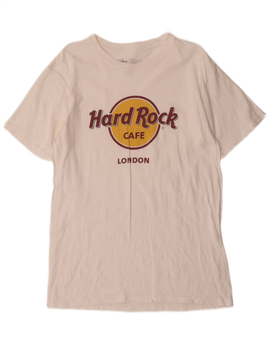 HARD ROCK CAFE T-Shirt Graphique Londres Homme Blanc Moyen Coton