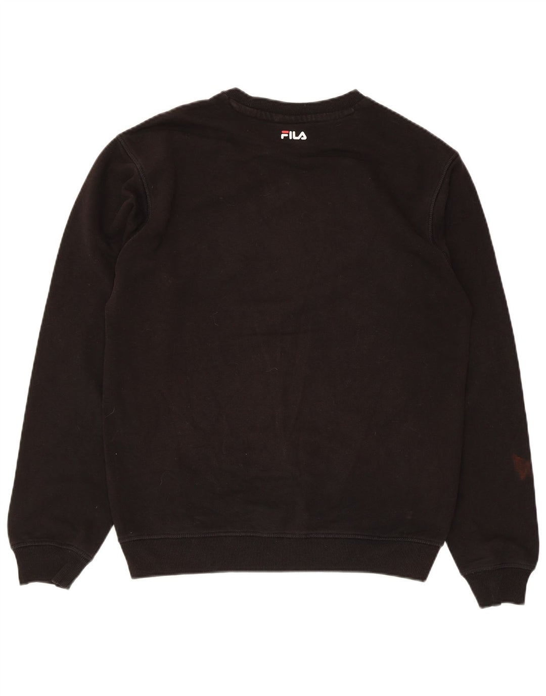 Fila Sweat-shirt graphique pour hommes, petit coton noir