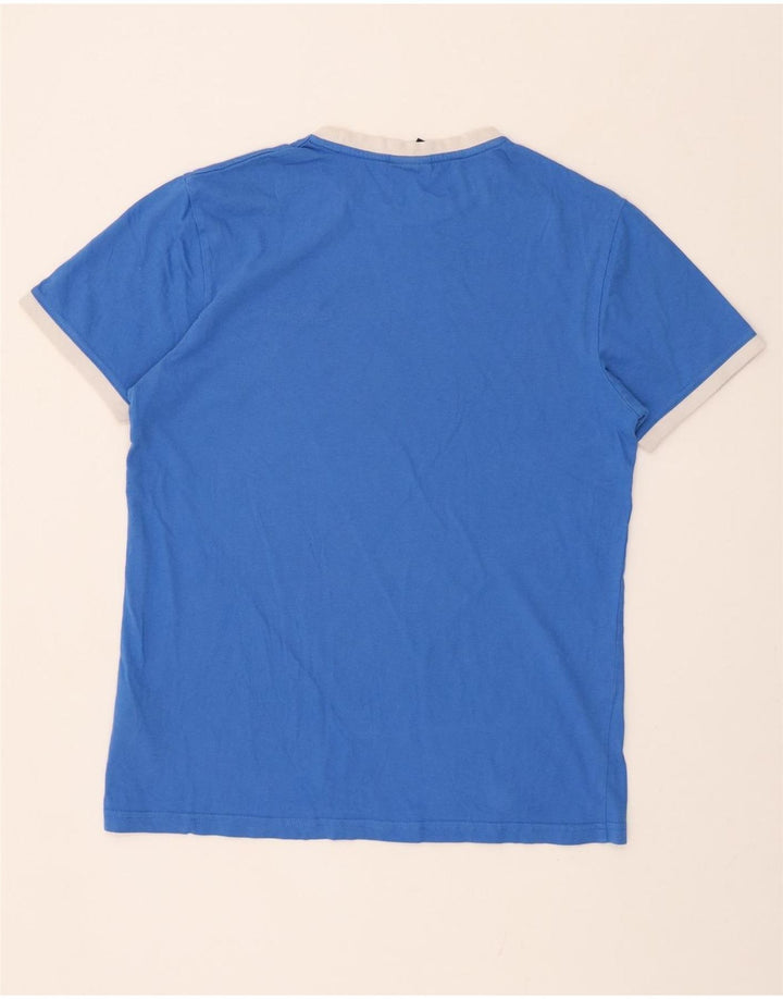 ELLESSE T-Shirt Homme Bleu Moyen Coton