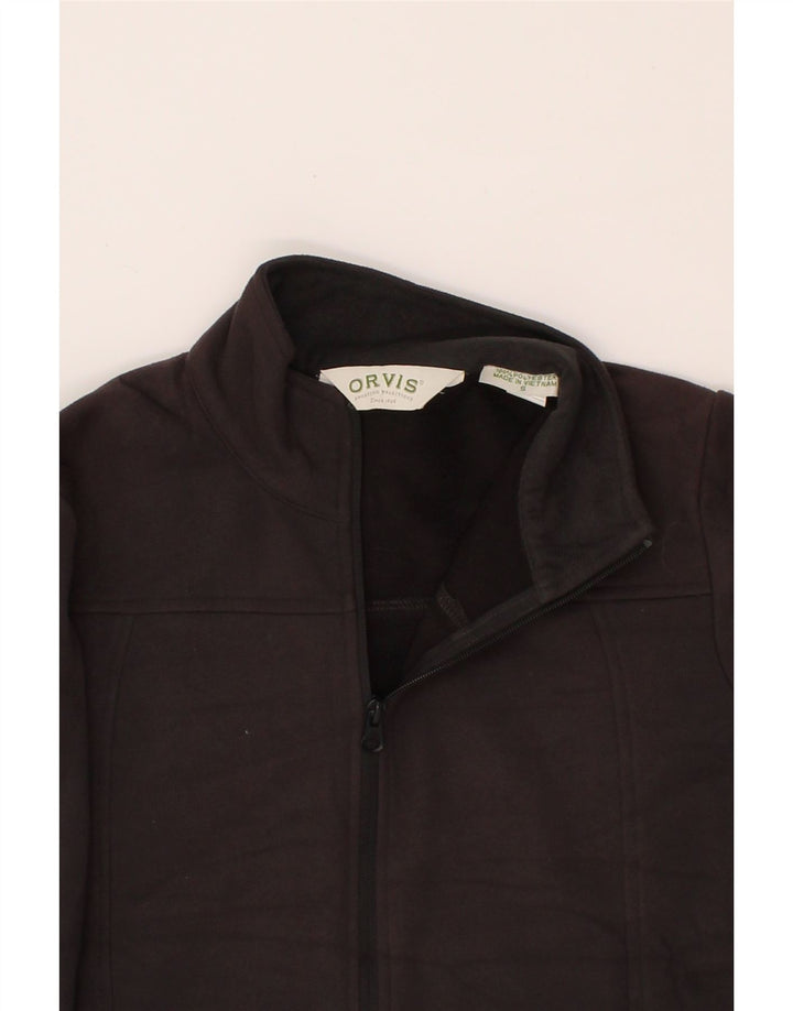 ORVIS Womens Tracksuit Top Jacket UK 10 Small Grey Polyester Vintage Orvis and Second-Hand Orvis from Messina Hembry 