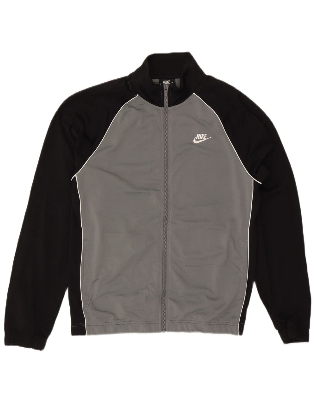 NIKE Veste de survêtement pour homme Petit Gris Colorblock Polyester