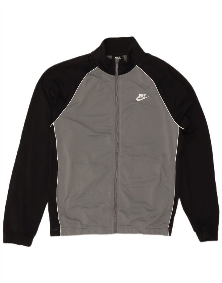 NIKE Veste de survêtement pour homme Petit Gris Colorblock Polyester