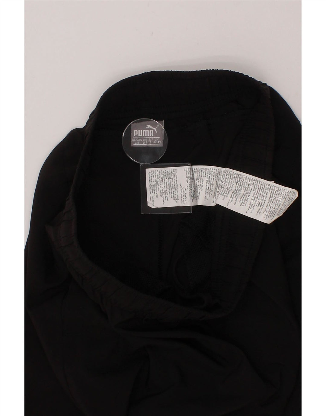 PUMA Boys Sport Shorts 11-12 Years  Black Polyester Vintage Puma and Second-Hand Puma from Messina Hembry 