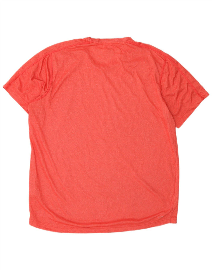 Adidas Hommes Climalite T-Shirt Haut Grand Rouge Polyester