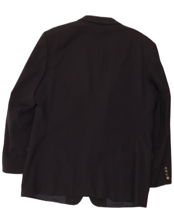 Hugo Boss Veste blazer à 2 boutons pour homme EU 54 2XL Laine noire