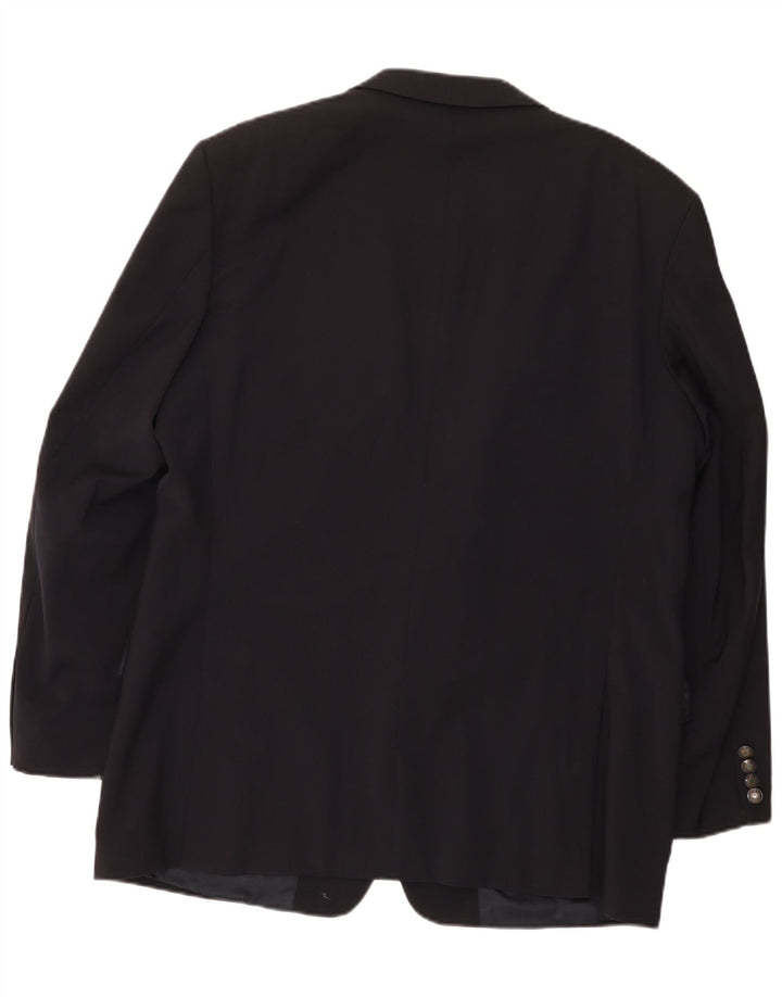 Hugo Boss Veste blazer à 2 boutons pour homme EU 54 2XL Laine noire