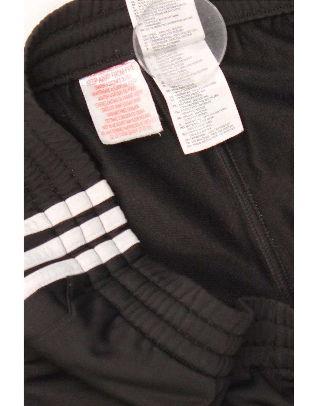 Adidas Pantalon de survêtement pour femme UK 14 Medium Noir Polyester