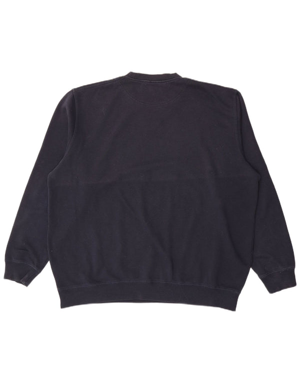 Converse Mens Chuck Taylor Sweatshirt Jumper XL Navy Blue Cotton