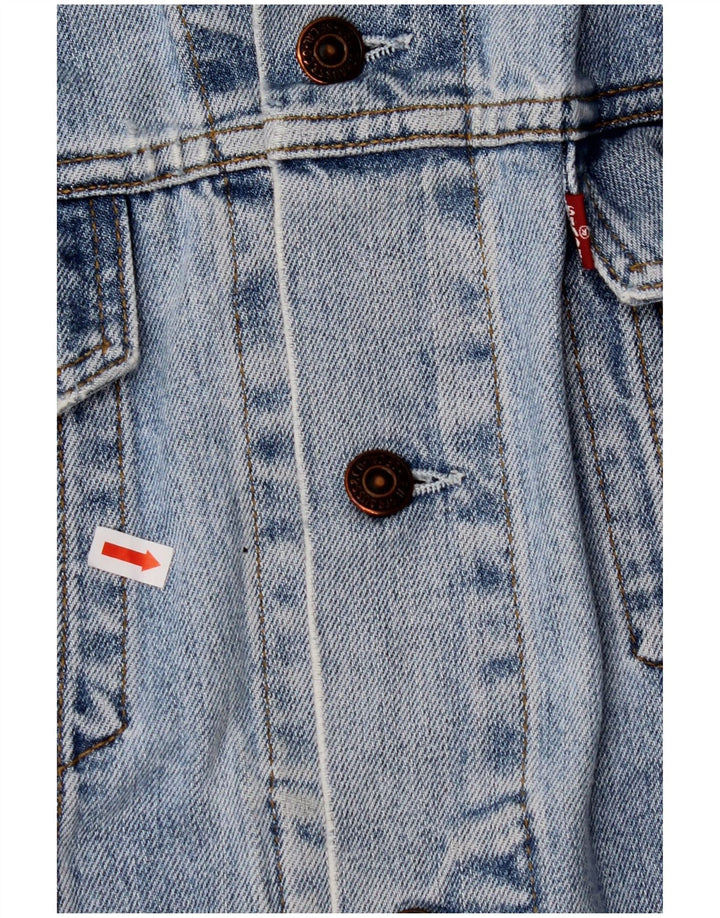 LEVI'S Veste en Jean Homme UK 42 XL Bleu Coton