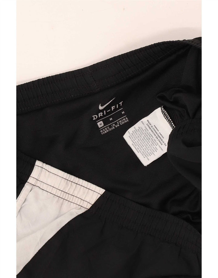 Nike Short de sport Dri Fit pour homme en polyester color block noir moyen