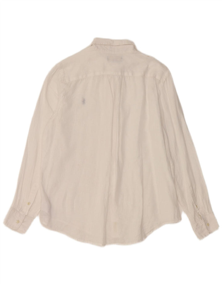 Ralph Lauren Chemise Garçon 14-15 Ans Grand Lin Blanc