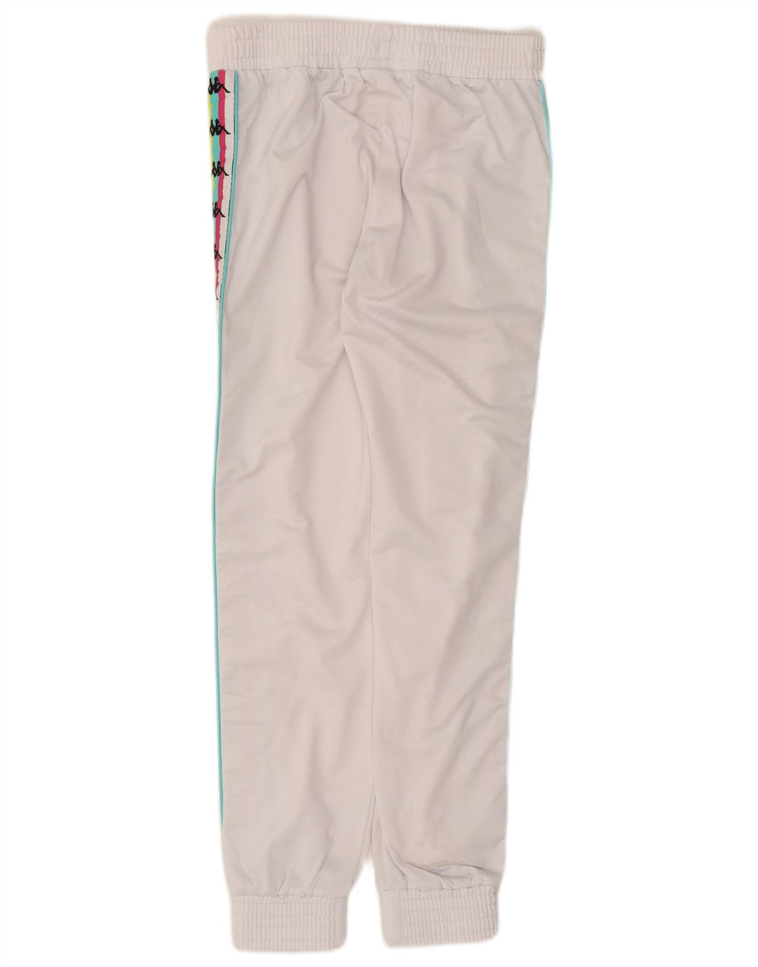 Kappa Pantalon de Survêtement Graphique Homme Joggers Small Blanc