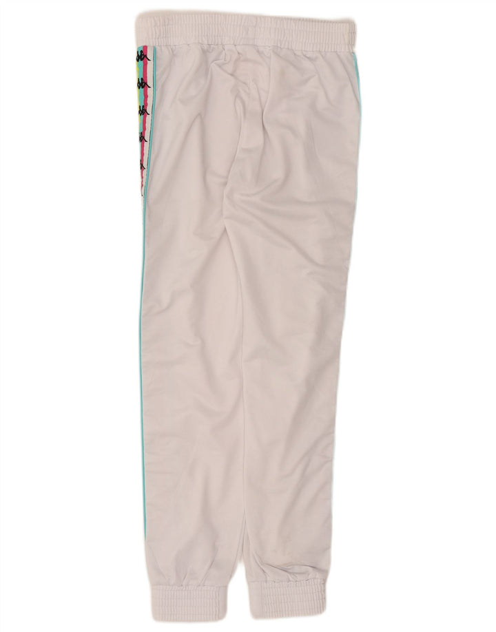 Kappa Pantalon de Survêtement Graphique Homme Joggers Small Blanc
