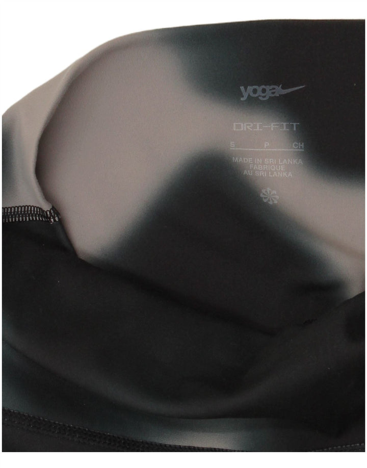 Nike Legging Dri Fit pour femme UK 10 Small Noir Tie Dye