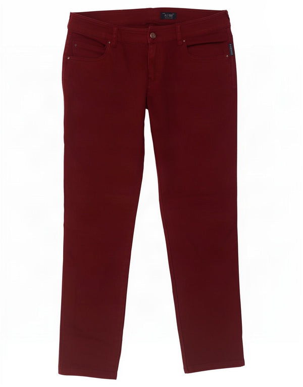 Armani Femme Jean Slim W31 L29 Coton Bordeaux