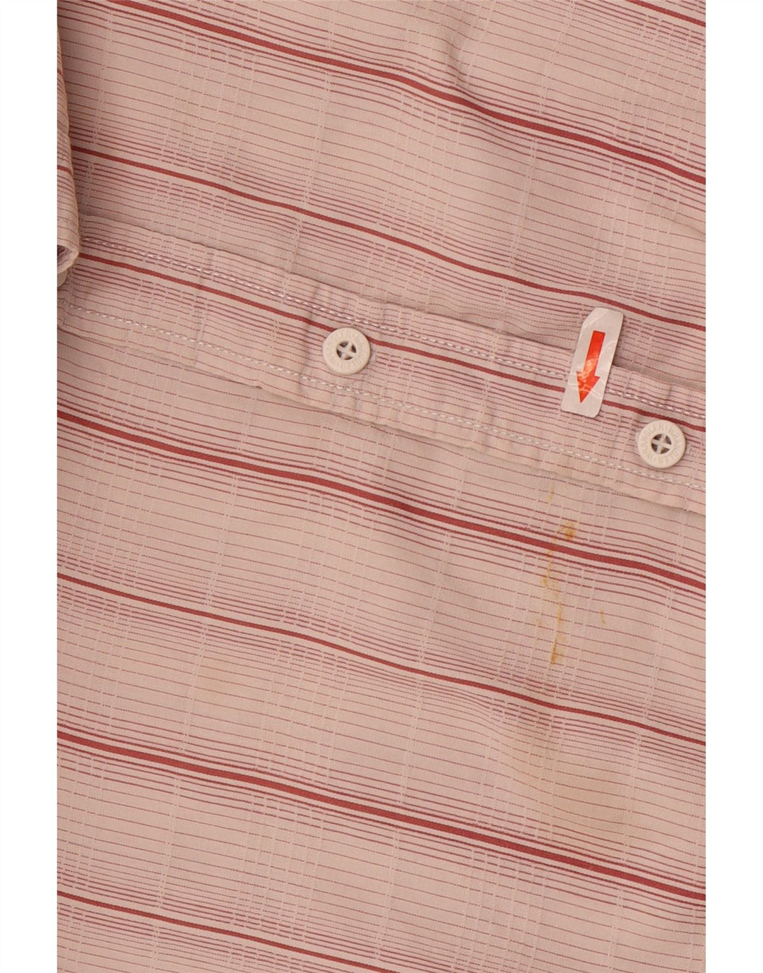 Wrangler Chemise à manches courtes pour homme XL Rose rayé