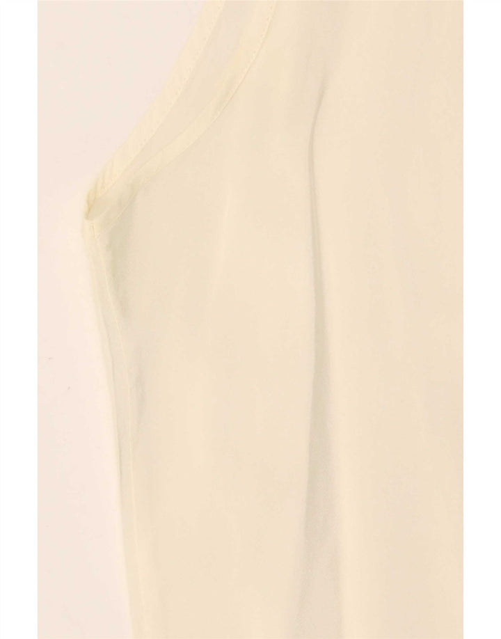 Saint George Chemisier sans manches pour femme UK 42 Medium Blanc cassé