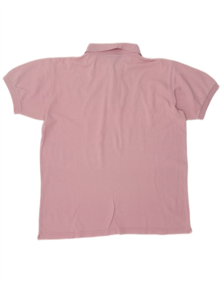 KAPPA Polo Homme Rose Moyen Coton