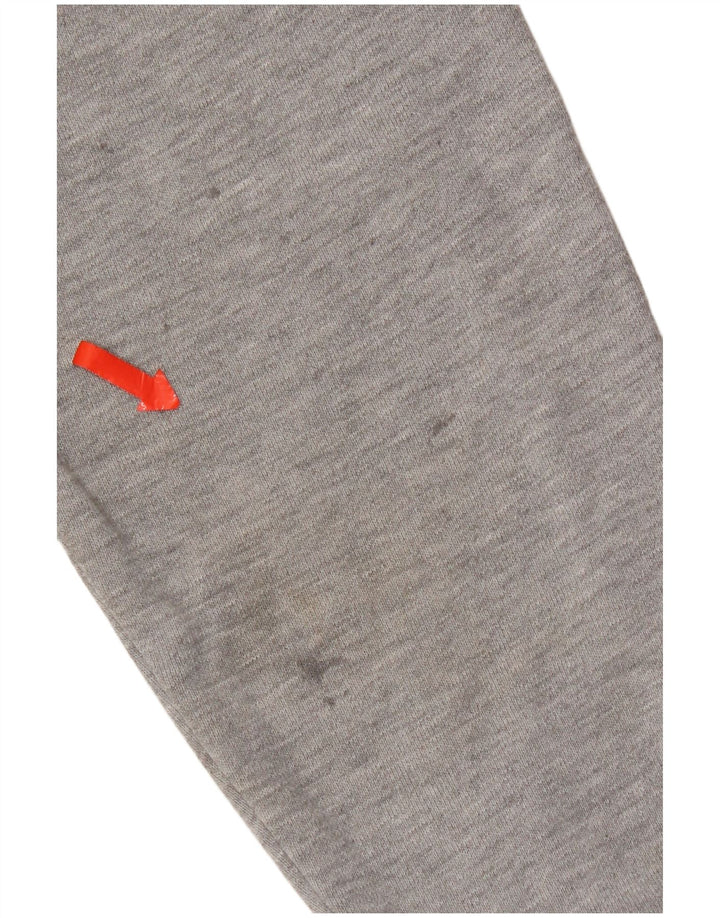 Superdry Sweat-shirt surdimensionné graphique pour femme UK 16 Large Gris Coton