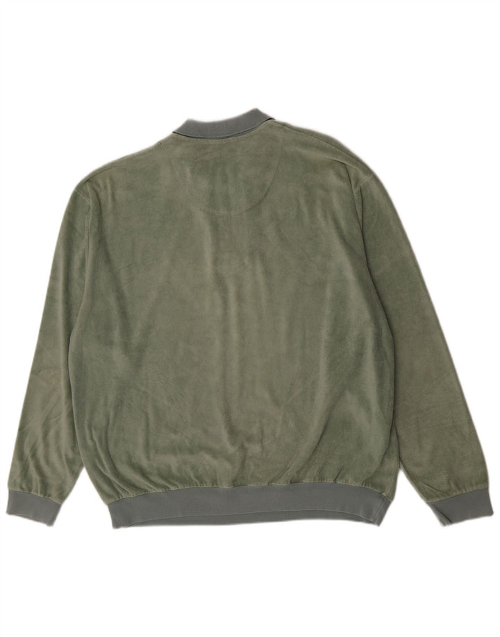 Catamaran Haut Homme Manches Longues 2XL Vert Coton