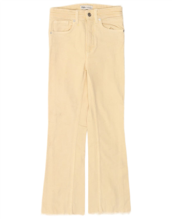 Zara Jean Bootcut Femme EU 34 2XS W24 L24 Beige