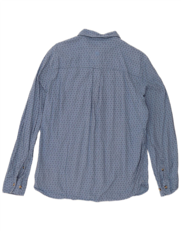 Chemise Fat Face Homme Motif Abstrait Coton Bleu Moyen