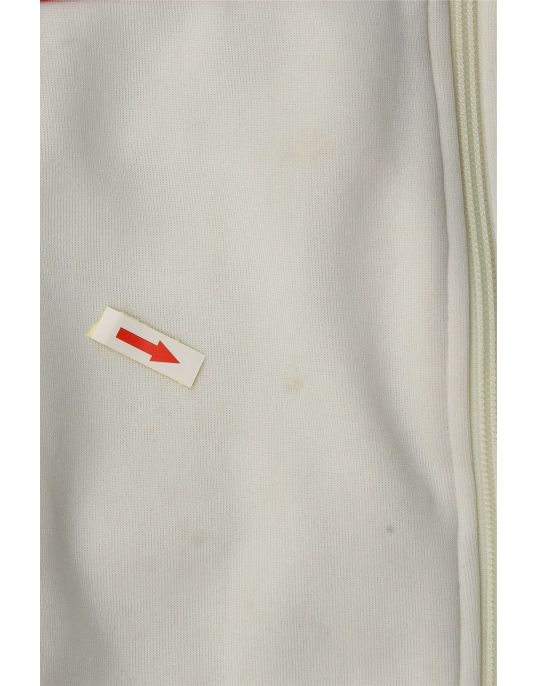 Adidas Veste de survêtement pour homme Large Blanc Colorblock Polyester