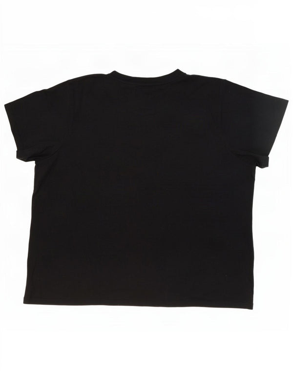 Levi's T-Shirt Femme UK 22 3XL Noir Coton