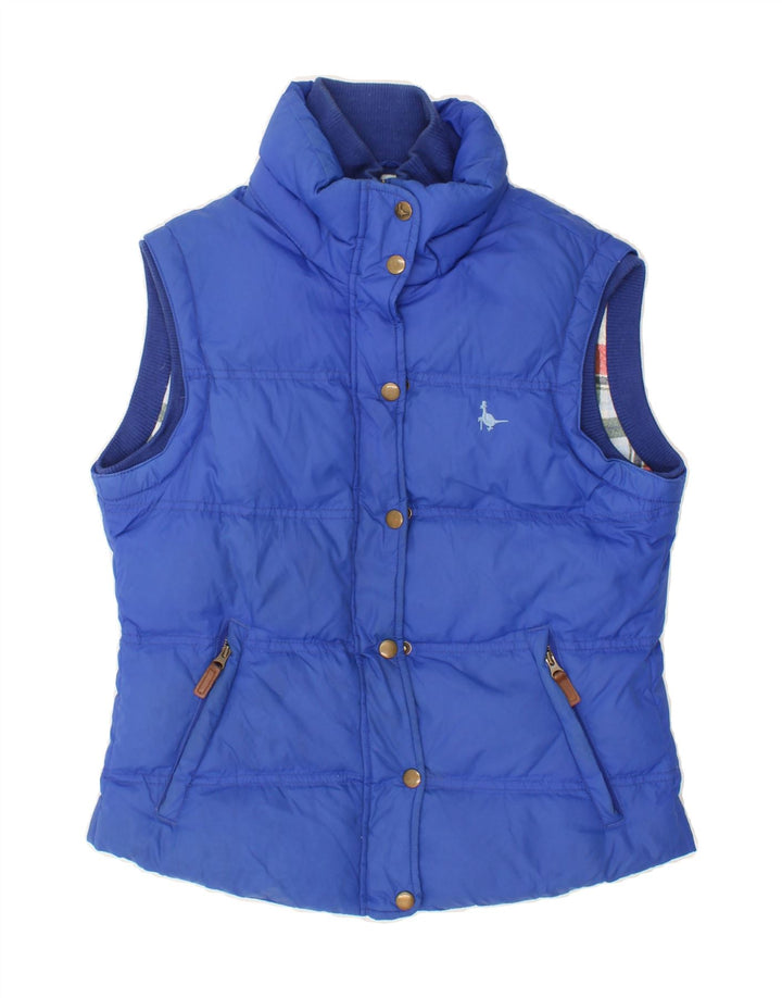 JACK WILLS Womens Padded Jacket UK 10 Small Blue Vintage Jack Wills and Second-Hand Jack Wills from Messina Hembry 