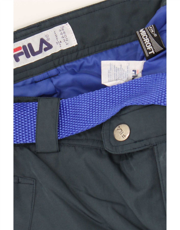 Fila Pantalon de ski homme IT 48 Medium Bleu Marine Polyester