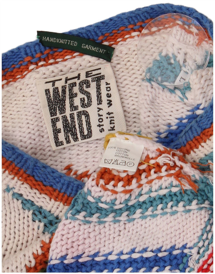 West End Pull à col rond pour femme UK 16 Large Multicolore