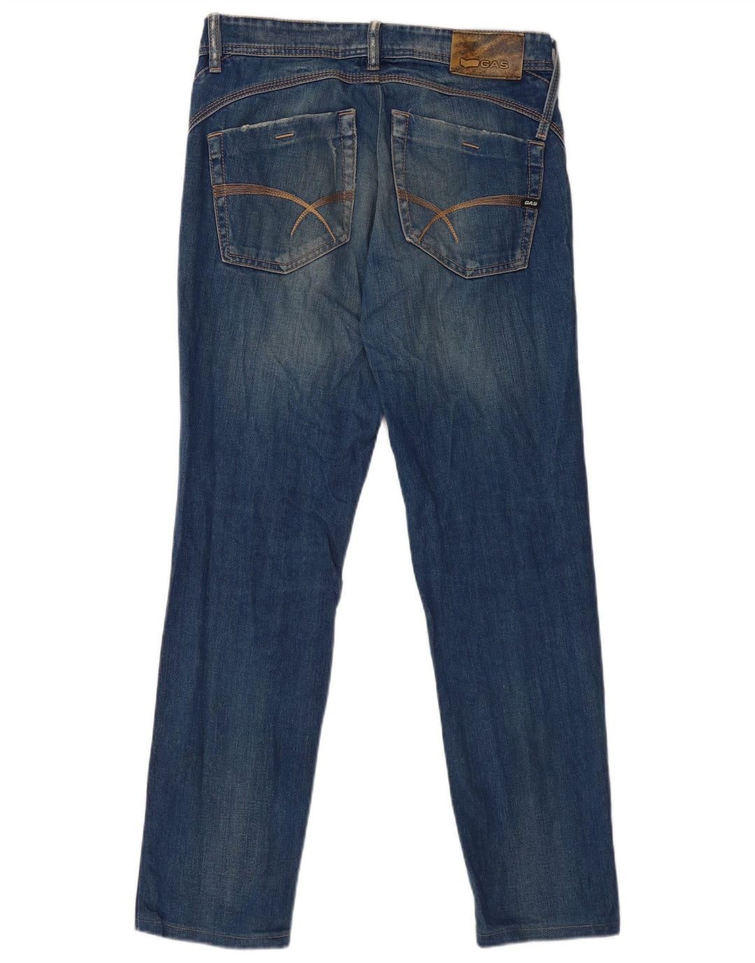GAS Jean Slim Femme W32 L29 Bleu Coton