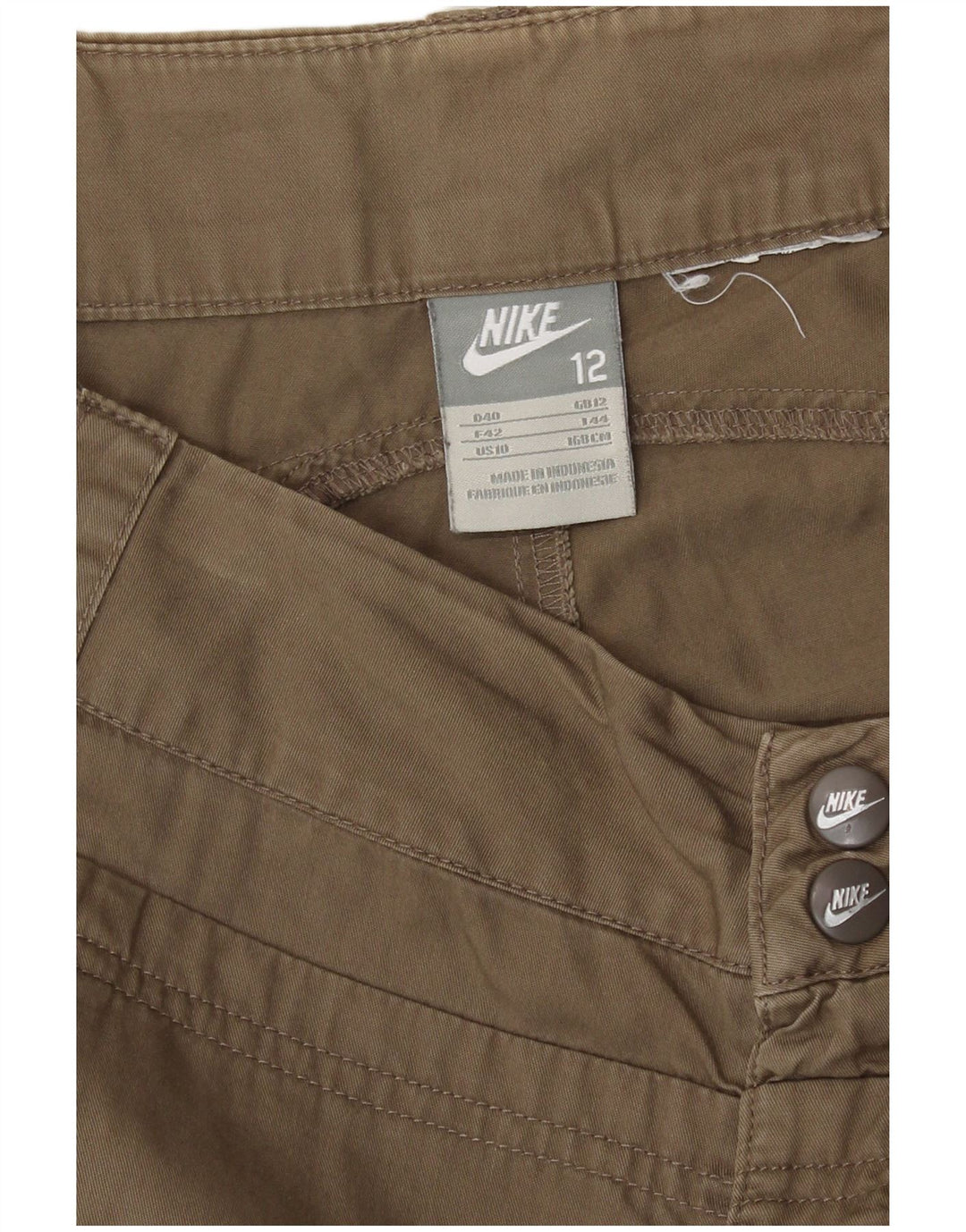 Nike Bermuda pour femme UK 12 Medium W30 L12 Kaki