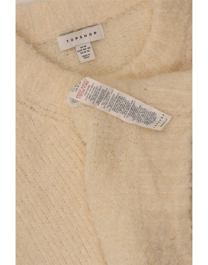 Topshop Débardeur Femme UK 44 Polyester Beige Moyen
