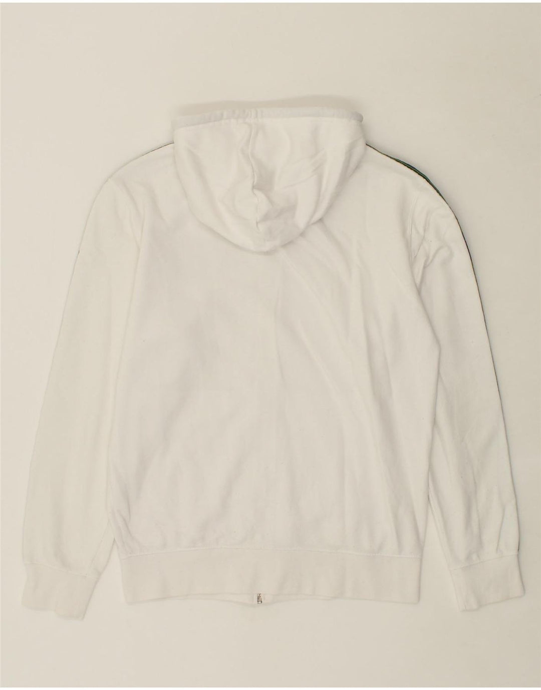 CHAMPION Mens Graphic Zip Hoodie Sweater Small White Vintage Champion and Second-Hand Champion from Messina Hembry 