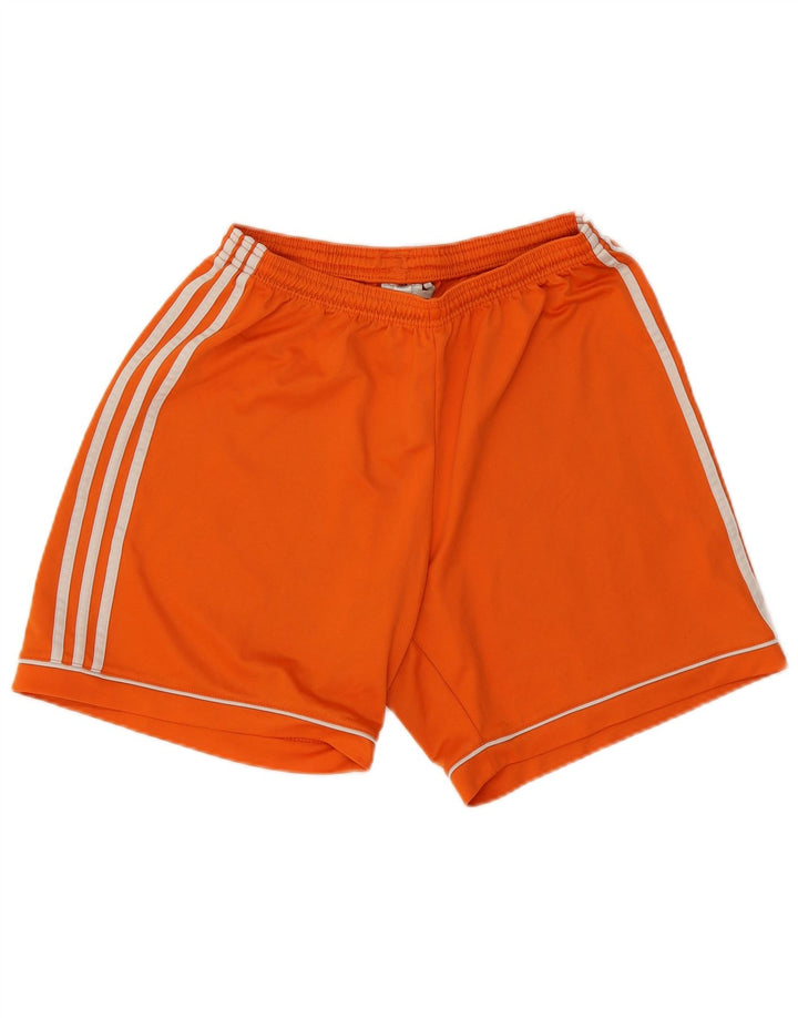 Adidas Short de sport Climalite pour homme, grand, orange, polyester