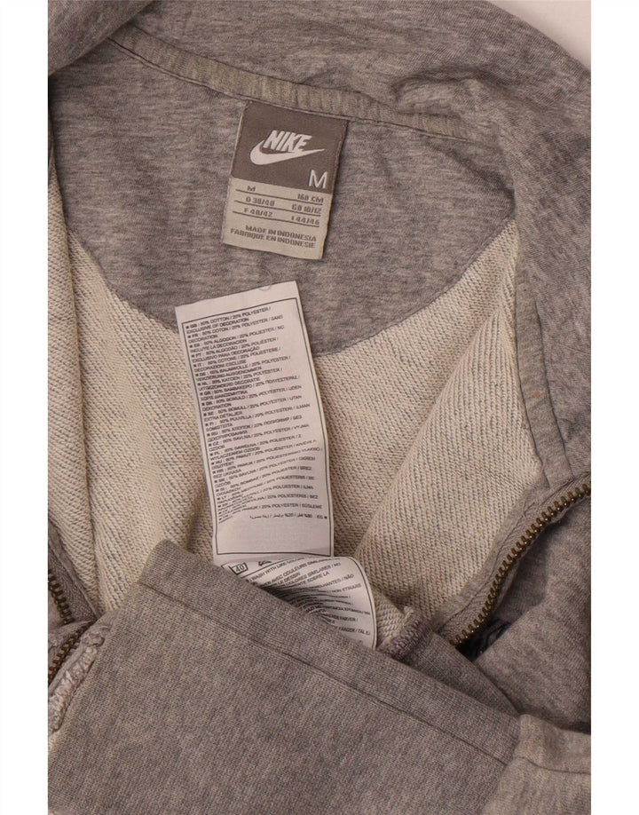 Nike Veste de survêtement pour femme UK 10/12 Gris moyen chiné en coton