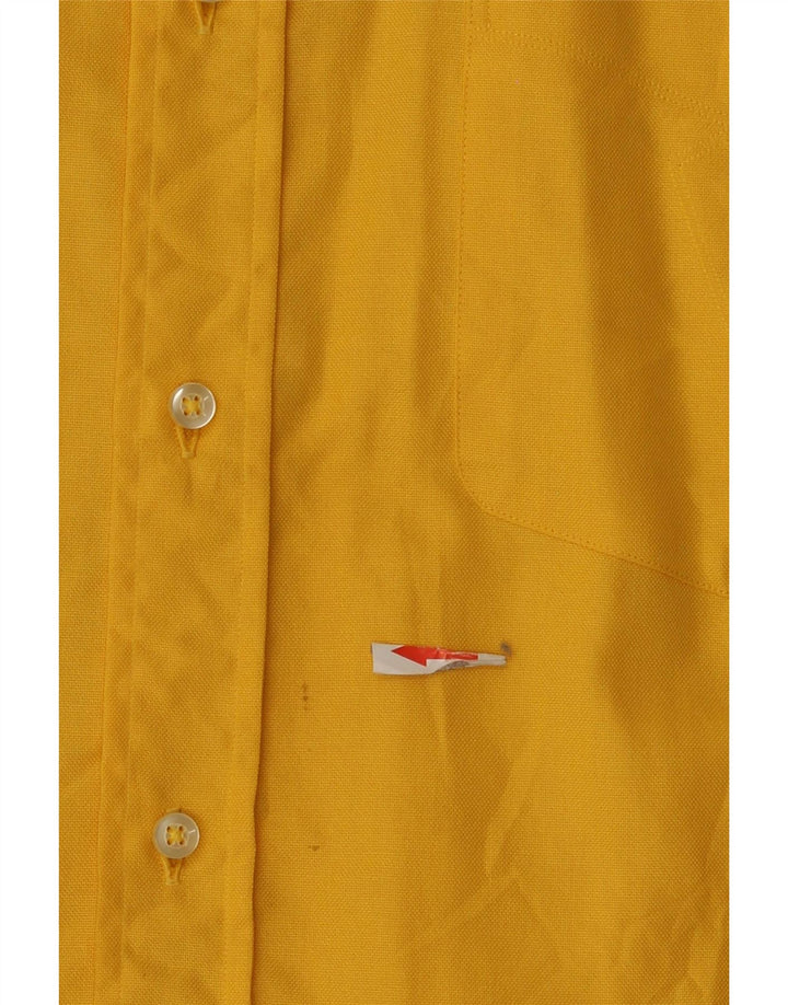 Jacque Britt Chemise Homme Taille 44 XL Coton Jaune