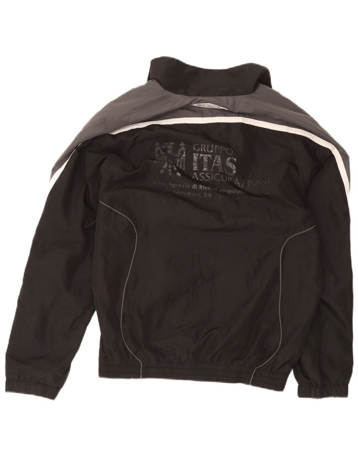 Umbro Veste de Survêtement Graphique Homme Noir Moyen Polyester Colorblock