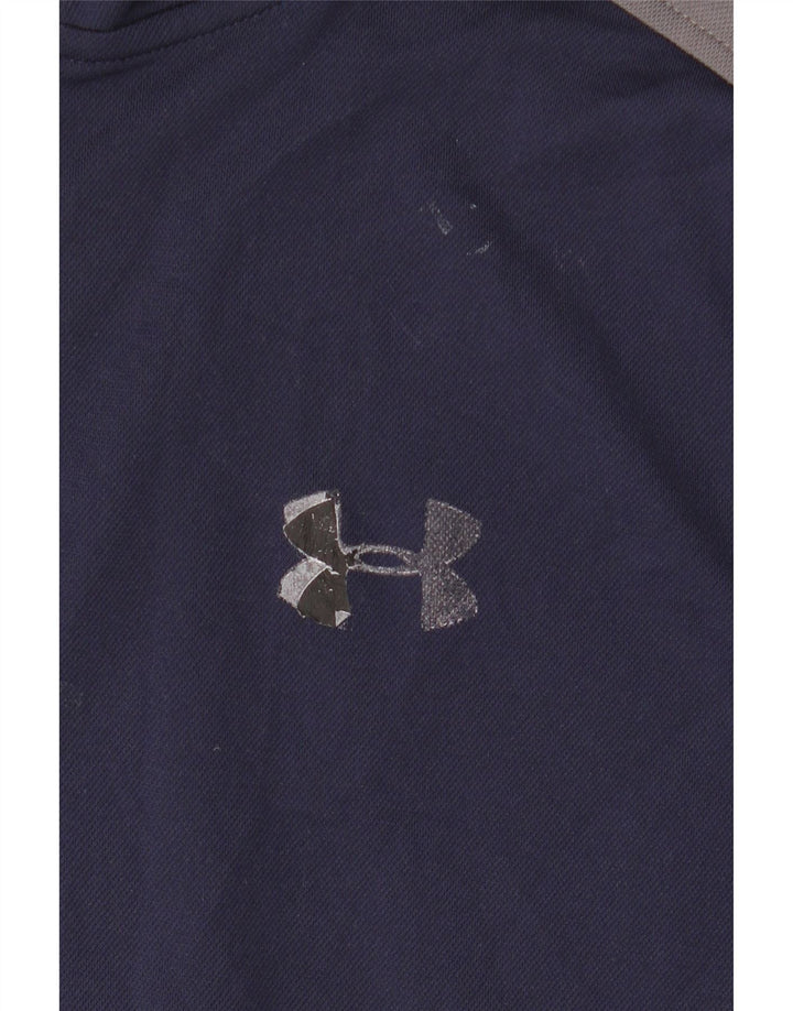 Under Armour Veste de Survêtement Heat Gear Homme Bleu Marine Small
