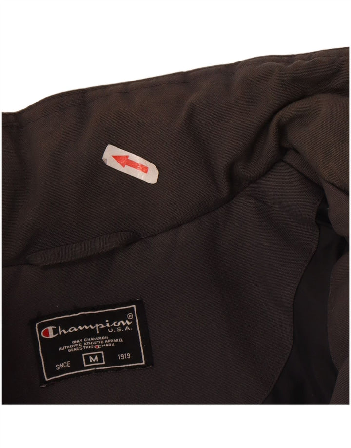 Champion Manteau rembourré pour homme UK 38 Medium Noir Nylon
