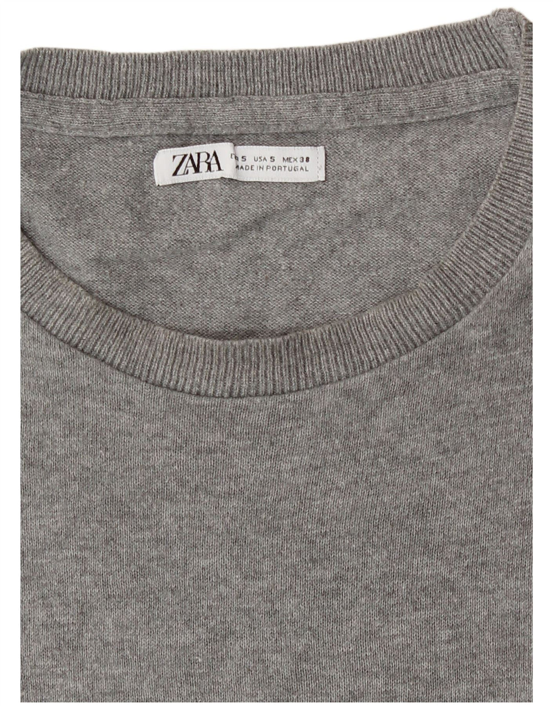 Zara T-Shirt Homme Haut Petit Gris