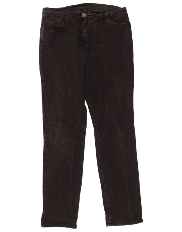 Marks & Spencer Jean slim pour femme UK 14 Large W32 L32 Coton noir
